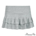 Ruffle Tiered Stylish Micro Mini Skirt image 7