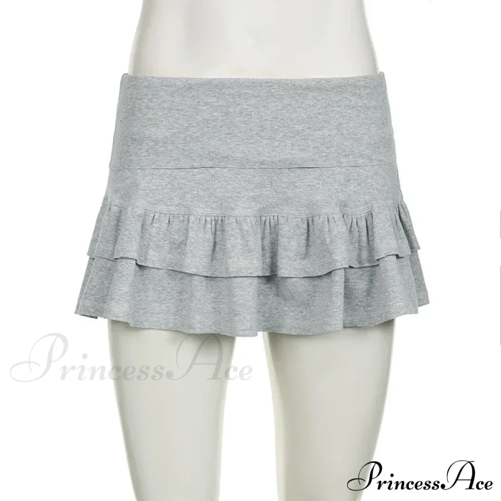 Ruffle Tiered Stylish Micro Mini Skirt image 6