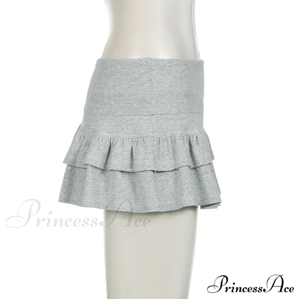 Ruffle Tiered Stylish Micro Mini Skirt image 8