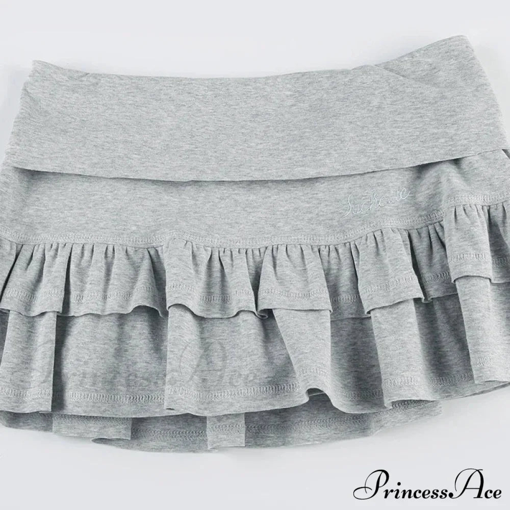 Ruffle Tiered Stylish Micro Mini Skirt image 9