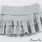 Ruffle Tiered Stylish Micro Mini Skirt image 9