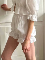 Ruffled Bubble Lounge Short image 3
