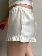 Ruffled Elastic Low Waist Short image 2