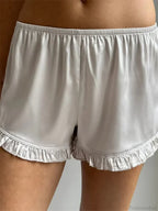 Ruffled Elastic Low Waist Short image 6