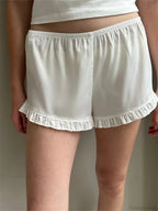 Ruffled Elastic Low Waist Short image 1