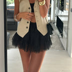 Ruffled Hem Layered Micro Skirt image 4