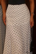 Ruffled Polka Dot Mermaid Skirt image 3