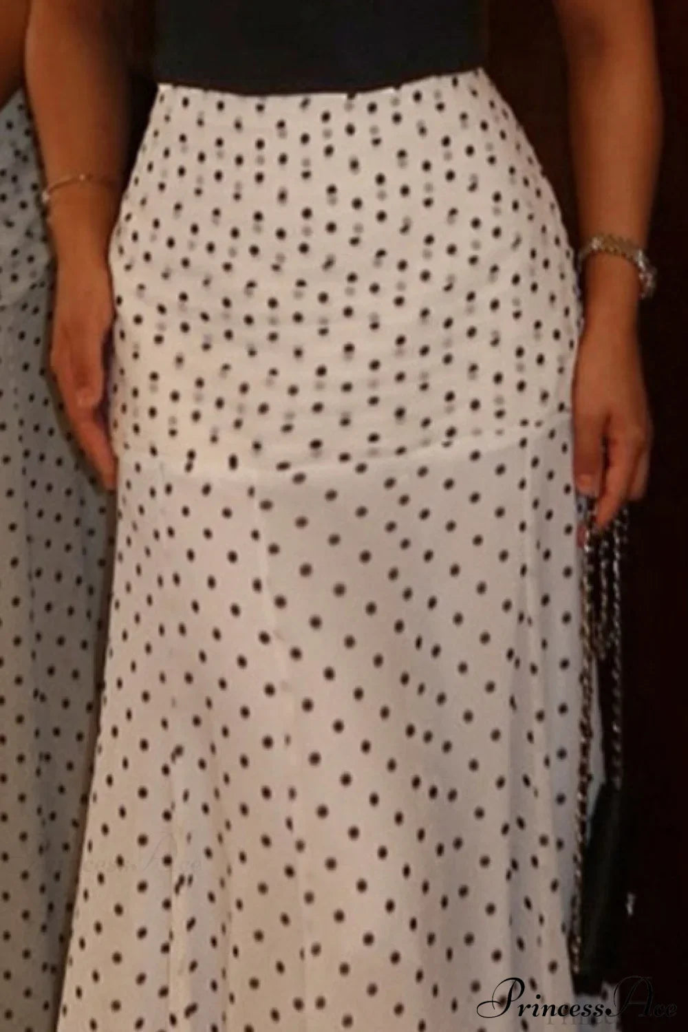 Ruffled Polka Dot Mermaid Skirt image 3