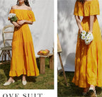 Ruffled Romance Off Charming The Shoulder Maxi Dress image 7