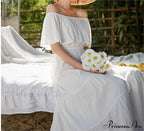 Ruffled Romance Off Charming The Shoulder Maxi Dress image 4