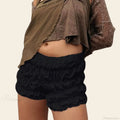 Ruffled Ruched Solid Bloomer Short image 3