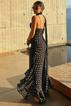 Ruffled Spaghetti Strap Maxi Dress image 3