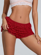 Ruffled Tiered Back Bow Short image 6