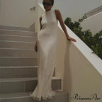 Ruffles Backless Maxi Dress image 5