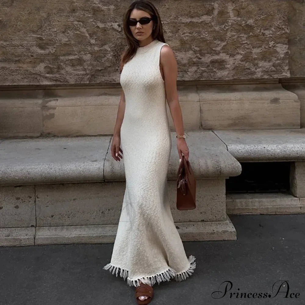 Ruffles Backless Maxi Dress image 1