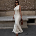 Ruffles Backless Maxi Dress image 1