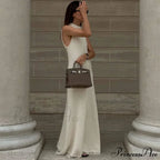 Ruffles Backless Maxi Dress image 2
