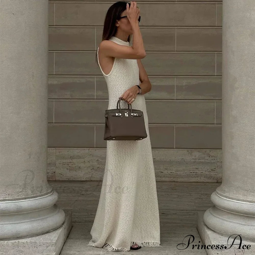 Ruffles Backless Maxi Dress image 2