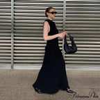 Ruffles Backless Maxi Dress image 6