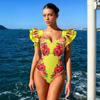 Ruffles Flower Print Skirt Two Piece Set image 2