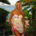 Ruffles Print Slim Bodycon Vacation Dress image 1