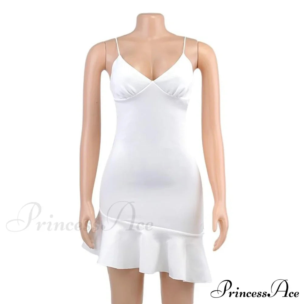 Ruffles Straps Stylish Mini Dress image 6