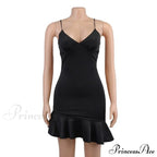 Ruffles Straps Stylish Mini Dress image 7