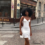 Ruffles Straps Stylish Mini Dress image 1