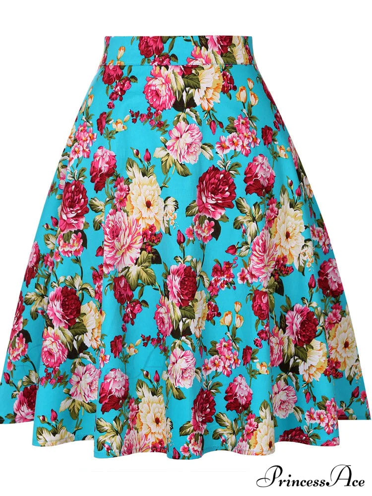 Runway Vintage Rockabilly Midi Skirt image 14