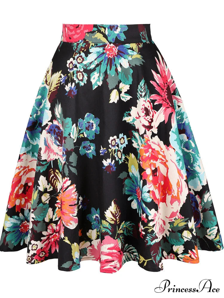 Runway Vintage Rockabilly Midi Skirt image 22