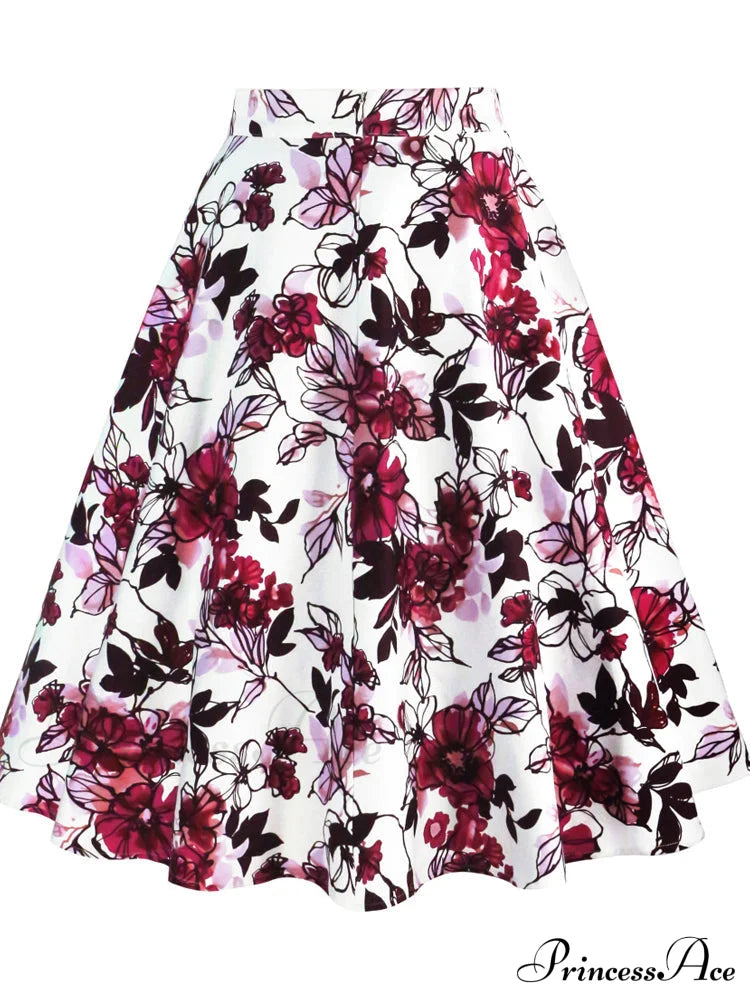 Runway Vintage Rockabilly Midi Skirt image 10