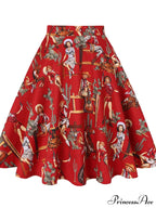 Runway Vintage Rockabilly Midi Skirt image 12