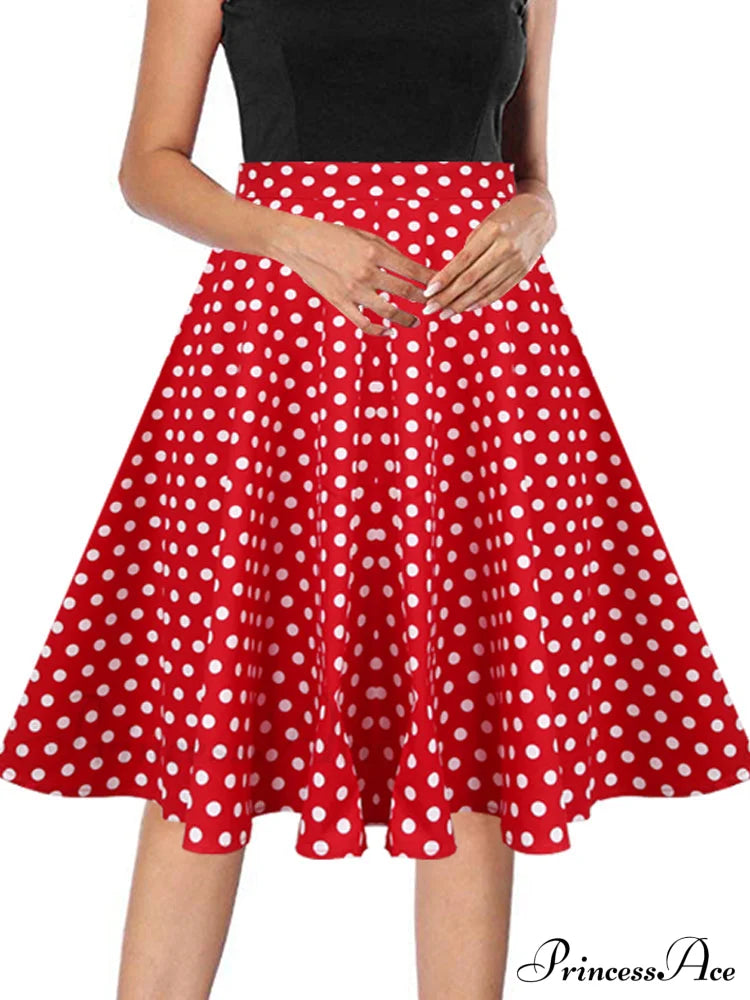 Runway Vintage Rockabilly Midi Skirt image 19