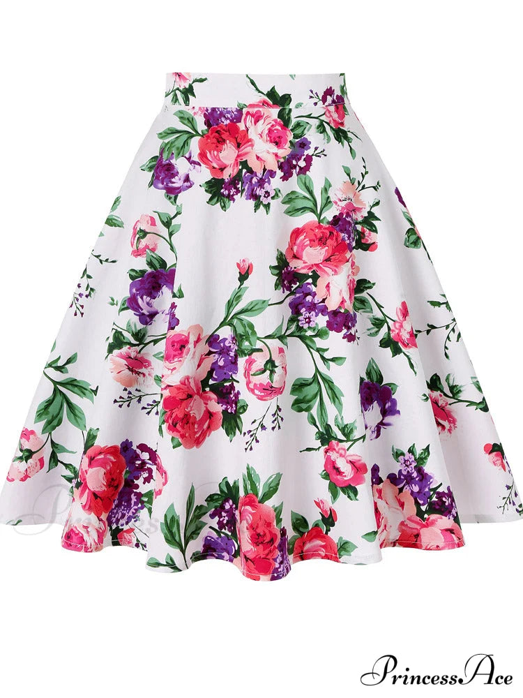 Runway Vintage Rockabilly Midi Skirt image 23
