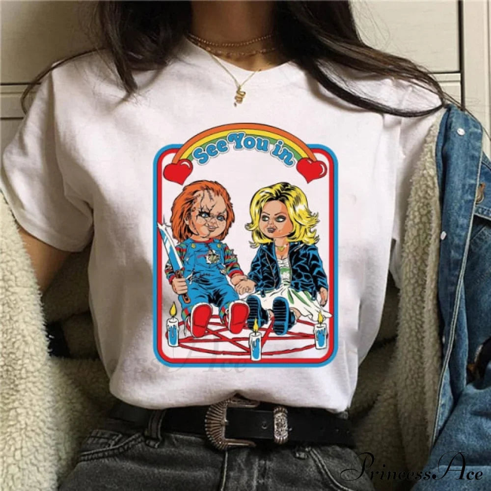 Satan Horror Demon Death Scary Devil Funny T-shirt image 8
