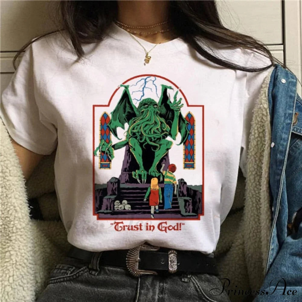 Satan Horror Demon Death Scary Devil Funny T-shirt image 18
