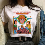 Satan Horror Demon Death Scary Devil Funny T-shirt image 11