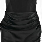 Satin Corset Stylish Maxi Dress image 24