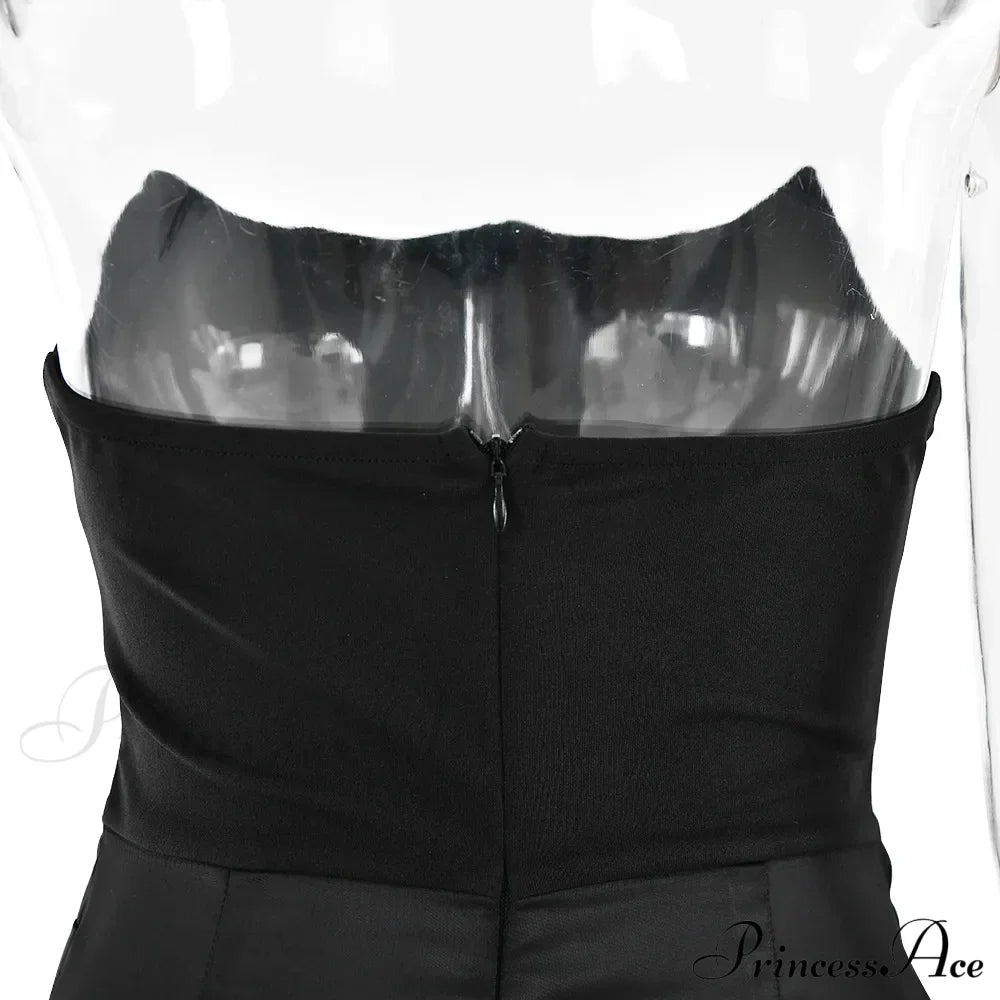 Satin Corset Stylish Maxi Dress image 23