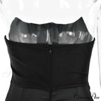 Satin Corset Stylish Maxi Dress image 23