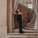 Satin Corset Stylish Maxi Dress image 11