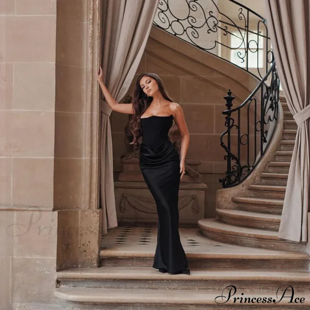 Satin Corset Stylish Maxi Dress image 11