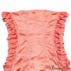 Satin Lace Up Charming Bandage Strapless Mini Dress image 17