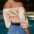 Satin Slik Crop Women Bow Sashes V Neck Crop Sleeveless Half Sleeve Cropped Backless cropped feminino Tank top image 6