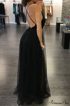 Saylor Formal Double Charming Slit Tulle Dress image 7