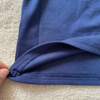 Screw Thread Cotton T-shirt Slim Sweater image 5