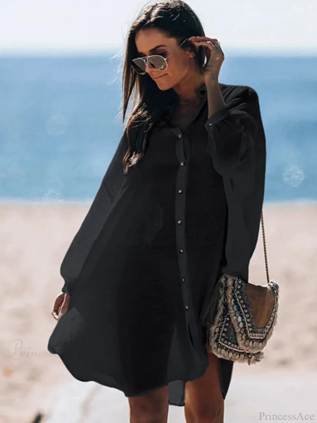See Through Bikini Beach Cover Up image 3