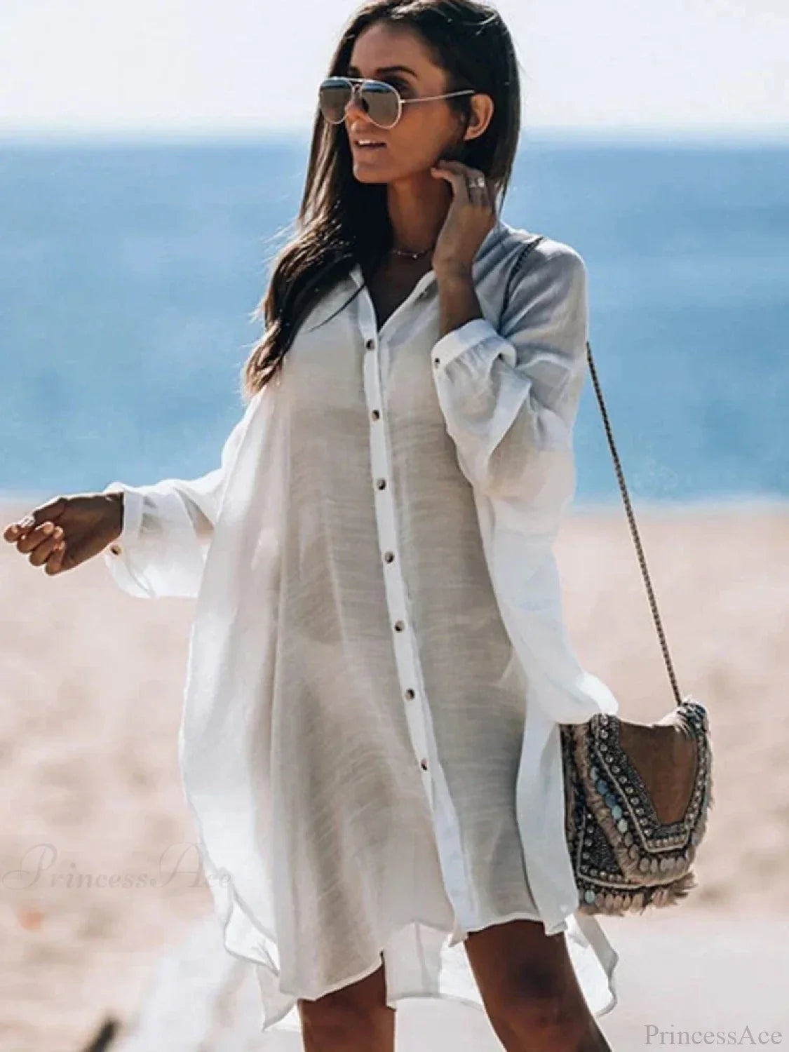 See Through Bikini Beach Cover Up image 4