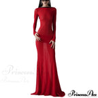 See-Through Bodycon Maxi Dress image 3