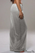 Sequin Loose Wide-Leg Casual Pants image 15
